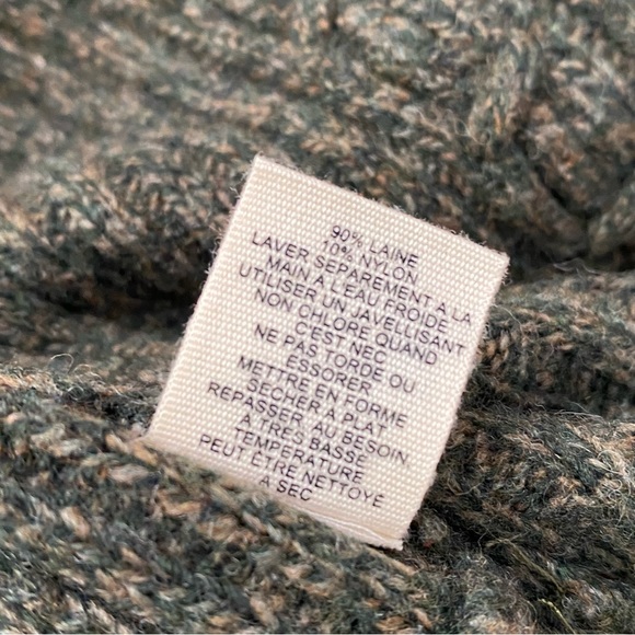 Anthropologie Birds on a Wire dark green wool sweater - Picture 9 of 12